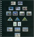 07 Omnia Stockbook page with 7 strips (34 mm) per page, black. Листы черные.(10 листов в упаковке.)