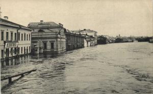 Наводнение в Москве.Кулаковская набережная.(Арт.0509) ― Лучший магазин по коллекционированию pugachev-studio.ru