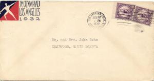 Олимпиада 1932 г.Почтовый конверт  ― Лучший магазин по коллекционированию pugachev-studio.ru