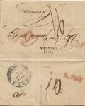 1839 г. Почтовый конверт. Одесса.
