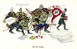 1944 г. Антифашистская пропаганда Политическая Карикатура , Рисунки Американского Художника Артура Зика. Размер 17,8 х11,5 см. ― Лучший магазин по коллекционированию pugachev-studio.ru