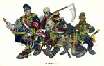 1944 г. Антифашистская пропаганда Политическая Карикатура , Рисунки Американского Художника Артура Зика. Размер 17,8 х11,5 см.