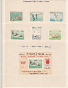 Олимпиада 1964 г.Токио **Панама  ― Лучший магазин по коллекционированию pugachev-studio.ru