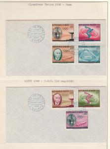 Олимпиада 1960 г.Гаити **марки на конвертах  ― Лучший магазин по коллекционированию pugachev-studio.ru