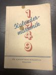 1949 г. Мини Календарь, Ежедневник.