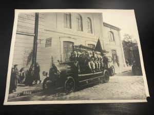 Фото Пожарная машина . Иудаика. (Размер 29,5х37) ― Лучший магазин по коллекционированию pugachev-studio.ru